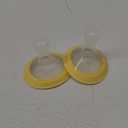 Nenesupply 17mm Oval Flanges Compatible with Medela Breast Pump Parts Replace 17mm Medela Flange Accessories. Work with Pump in Style Parts Symphony Parts Swing Maxi Harmony and Personalfit Flex