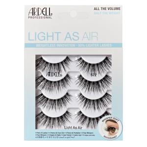 Ardell Light as Air 522 Lashes - Ultra Lightweight False Eyelashes, Comfortable Fit, 4 Pairs Pack