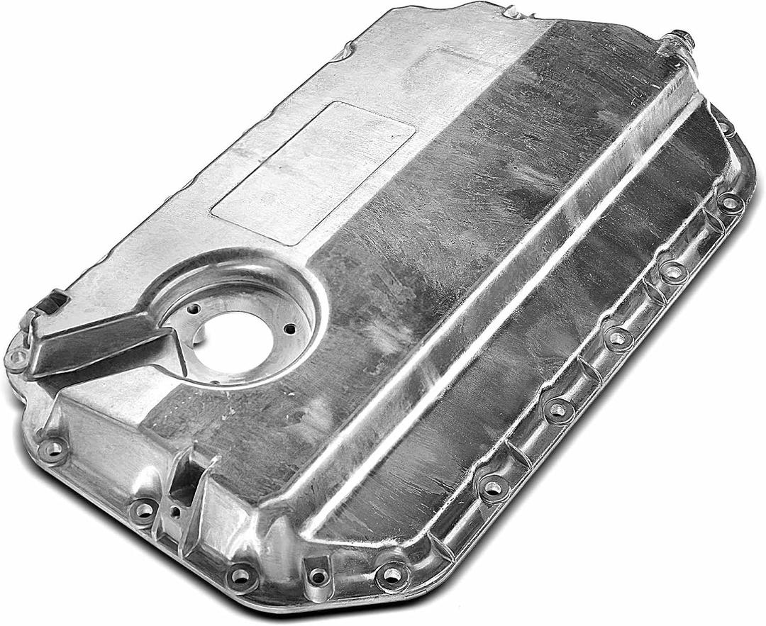 A-Premium Lower Engine Oil Pan with Plug, Compatible with Volkswagen Passat 1998-2005 & Audi A4 A4 Quattro A6 1999-2001, A6 Quattro 1998-2001, Allroad, S4, 2.7L 2.8L, with Oil Level Sensor Provision