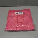 SHEWIN Women Oversized Sweater Fall Lantern Long Sleeve Cardigan Knit Open Front Pocket Sweaters Size M, Hot Pink