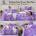 Spirit Linen 5 pcs Twin Comforter Set - Cozy Deep Sleep Microfiber Bedding Comforter Sets with Foliage Designed - Twin Bedding Sets with Pillow Shams (Hunter, Twin)