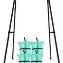 Swing Stand for Kids,Baby Swing Frame, Toddler A-Frame Metal Swing Set for Backyard, Outdoor Indoor use, Fits for Most of The Toddlers Swings (Black)