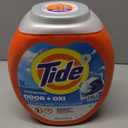 Tide Odor Defense + Oxi Laundry Detergent Pacs, Original Scent, 63 Count, Advanced Odor + Stain Fighter, 93 Oz