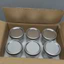 Mason Jars 16oz with Lids-6 Pack Wide Mouth Glass Mason Jar Vintage Glass Canning Jars with Metal Lids for Canning, Pickling, Food Storage