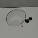 Oval 8 Quart Slow Cooker Glass Lid Fit for Crock Pot 8 Q Slow Cooker and Fit for Hamilton Beach 8q Glass Pot Lid, Slow Cooker Pot Lid Replacement Part, 1 Pack