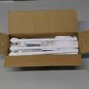 Magnetic Curtain Rods,Multi-Use Adjustable Appliance for Metal Doors ,Windows,No Tools Needed 9-16 Inch White 2  Pack