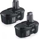 VANON 4.8Ah Ni-MH Batteries Replacement for Dewalt 18v Battery DC9096 DC9098 DC9099 DW9098 DW9099 DW9095 DW9096 DE9039 DC9181 Compatible with Dewalt 18V Cordless Power Tools 2 Pack