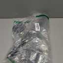 Acrux7 4Pack 12 Inch Wall Mount Clothing Rack Industrial Pipe Clothes Bar, Face Out Clothing Rod, DIY Shelving Brackets Hanging Custom Pipe Brackets for Retail Display (Black)