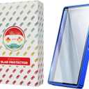PSA & CGC Slab Protector Display Case, Metallic Magnet Closures, High Gloss Finish, Stackable, Fits PSA & CGC Graded Cards w/ Ray Protection (Blue)