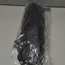 Set of 4 Round Placemats Black, Heat-Resistant PVC Table Mats with Luxury Metallic Glossy Finish for Thanksgiving Christmas Wedding Party Decor, Easy to Clean