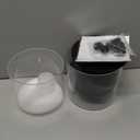 3+1 Pack Laundry Pods Containers & Dryer Sheet Holder & Laundry Detergent Dispenser, Laundry Room Organization and Storage Jars with Lids, Labels and Scoops for Scent Booster Powder Pods, Black Lid