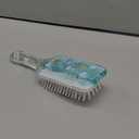 FONMY Detangling Hair Brush w/Nature Seashell,Seascape Designed Arcrylic Paddle Hairbrush Glide Through Tangles With Ease For All Hair Types - For Women, Men, Kids,Wet & Dry Hair,Sea-Blue Home Decor. (9.84 Inch)
