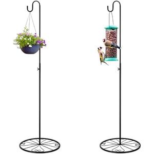 Blulu 2 Pack Adjustable Black Iron Shepherds Hook 34"-55" Shepherds Hook Metal Hummingbird Feeder for Wedding Event and Home Decor Garden Outdoor Plants Lantern Mason Jar Wind Chimes Wedding Blulu 2 Pack Adjustable Black Iron Shepherds Hook 34"-55" Shepherds Hook Metal Hummingbird Feeder for Wedding Event and Home Decor Garden Outdoor Plants Lantern Mason Jar Wind Chimes Wedding