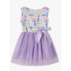 Girls Sleeveless Dress Toddler Bunny Tutu Sundress Casual Party Dresses 130