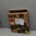 SEE SPRING 12 Pack Shoe Storage Box, Clear Plastic Stackable Shoe Organizer for Closet, Space Saving Shoe Rack for Entryway Sneaker Container Bin Holder (Black)