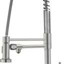 MENATT 3 in 1 Kitchen Faucet with Drinking Water Faucet, Pull Down Spring Single Handle 3 Way Kitchen Faucet Chrome, Water Filter Faucet for Kitchen Sink Bar (Without Water Filtration Device)
