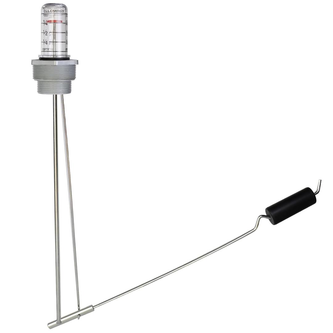 Oil Tank Gauge Fuel Oil Tank Level Gauge,Float Level Measure Compatible with Scully Signal Corp's Scul-Tel & for Intelli-Tank (Vertical) Depth from 42" to 44" Diameter,1-1/2" and 2" Male NPT Thread