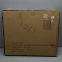 PAWLAND Wooden Freestanding Foldable Pet Gate for Dogs, 24 inch 3 Panels Step Over Fence, Dog Gate for The House, Doorway, Stairs, Extra Wide (White, 24" Height-3 Panels)