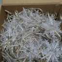 Christmas Snowflake Icicle Lights - Connectable 40ft 360 LEDs Multicolor/Warm White 20 Color Changing Waterproof Outdoor LED Christmas Lights With RF Control for House Curtain, Eaves, Xmas Decorations