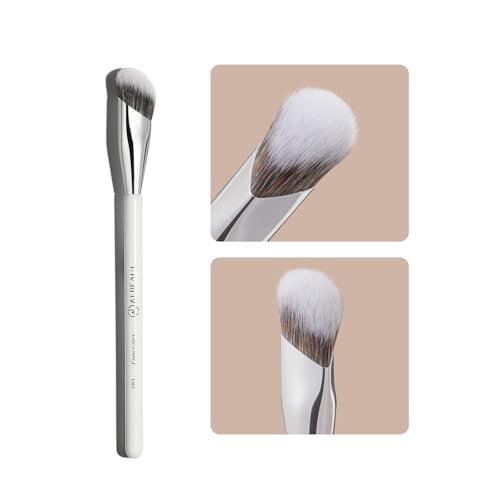 Albeaut Concealer Brush, Angled Under Eye Makeup Small Foundation Precision Face Blending Brush (193 concealer brush)