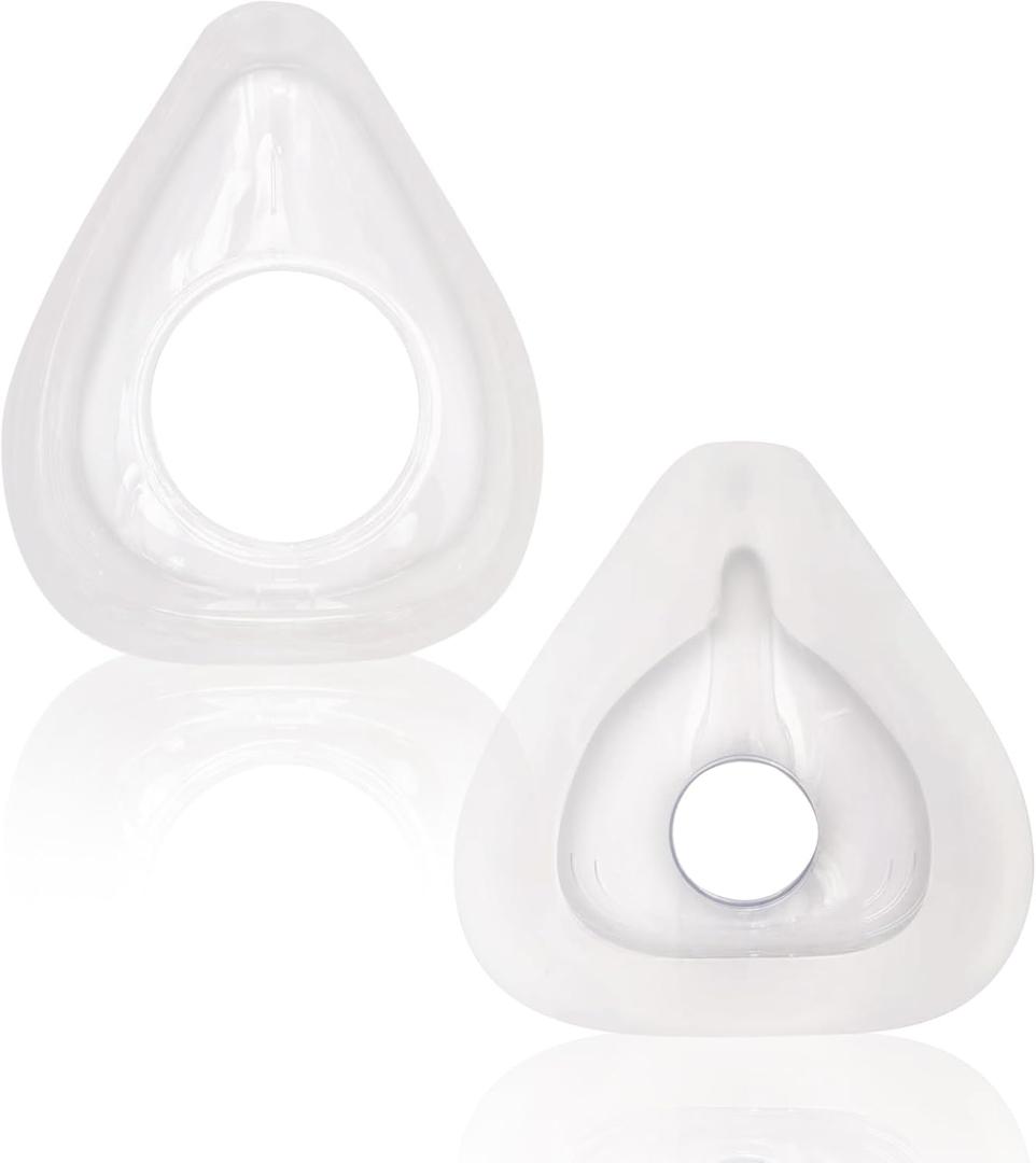 2 Pack Replacement Cushion Compatible with F20 AirFit AirTouch CPAP Mask, Premium and Snug Fit, Soft and Durable Material, Covers Nose and Mouth (Large)