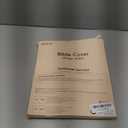 Adjustable Bible Cover with 75 Bible Tabs - Bible Cover Case for WomenWaterproof, Washable Quilted Bible CaseReusable Christian Gifts for Women (Black, Large)