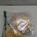 DearHouse 36Pcs Christmas Glitter Snowflake Ornaments, 4 Inch Plastic Snowflake Christmas Tree Ornaments Decorations for Winter Wonderland Christmas Party Decorations, Gold