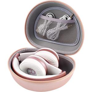 Headphone Case for Beats Solo 4/ for Glynzak/for Picun B8/ for Beats Studio Pro, Solo3, Studio3, Solo2, Solo Pro On-Ear Headphones, Foldable Bluetooth Wireless Headset (Extra Large) - Rose Gold