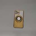 Bling Glitter Phone Case Compatible with iPhone 12 Pro Max, Kickstand Camera Lens Protector Soft Cover Sparkling Rhinestone Case (Gold)