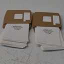 Replacement Part For Oreck Vacuum Cleaner Generic Type CC Micro with Closure Paper Bags 8PK with 12PK Buster B Paper Bags.