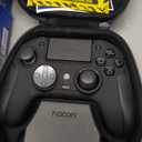 NACON Revolution 5 Pro Officially Licensed PlayStation Wireless Gaming Controller for PS5 / PS4 / PC - Hall Effect, Trigger Stops, Mappable Buttons, Bluetooth Audio - Triple Black