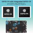 ELECROW ESP32 Display 1024x600, 10.1 Inch HMI ESP32-P4 IPS Touch Screen, Support AI Speech Interaction, ESP32-P4 Dual-Core Processor, Up to 400MHz, Compatible with Arduino, ESP-IDF (Without Camera)