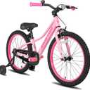 JOYSTAR NEO 20 Inch Kids Bike for Ages 6-10 Years Old Boys & Girls, 20 Inch Wheels Kids Mountain Bike with Training Wheels & Handbrake, Kids' Bicycles, Multiple Colors (Pink)