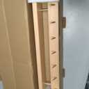 Beech Wood Coat Rack with Shelf, Wall Mounted Rack with 8 Hooks, Size: 24.41inch/8 Hooks