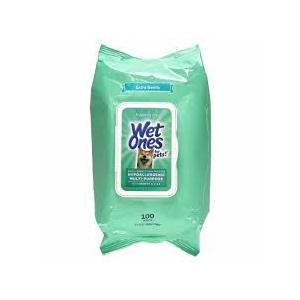Wet Ones Hypoallergenic Wipe for Dogs - 100 ct pouch