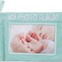 Pearhead Plush Photo Album, Baby Shower Registry Addition, Gender Neutral Baby Toy, 8.75x6.25x0.75 Inch