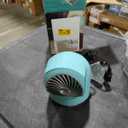 Vornado Flippi V6 Compact Air Circulator Fan, Quiet Portable Travel Fan for Desk or Bedroom, Adjustable Head, 2 Speeds, Bliss Blue