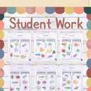 5 x Teacher Created Resources Wonderfully Wild Scalloped Die-Cut Border Trim