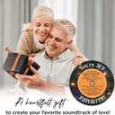 GEEMBI Christmas Anniversary Wedding Gifts for Couple - Vinyl Records Fleece Throw Blanket 60 in - Christmas Birthday Gifts for Women Men, Couple Gifts for Him Her Girlfriend Boyfriend Husband Wife (Multicolor - My Favorite)