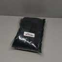 FANDEE Maxi Dress for Women, Casual V Neck 3/4 Sleeve Long Dresses with Pockets Black 3XL