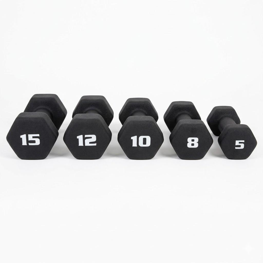 5 Pack Of Dumbbells 5-15 lbs