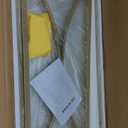 Folding Desk, 31.5" Small for Bedroom, Space Saving Foldable Computer Desk for Home Office, Easy Assembly, White and Gold