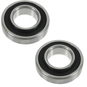TRQ Rear Wheel Bearing Set Compatible with 1998-2004 Chevrolet Tracker 1999-2005 Suzuki Grand Vitara 1999-2004 Vitara
