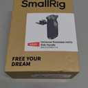 SmallRig Push-Button Rotating NATO Side Handle for Left and Right Hand, 360 Rotatable Side Handle with Anti-Slip Silicone, Camera Grip with Built-in Threaded holes, Wrist Strap Hole, Cold Shoe - 4359