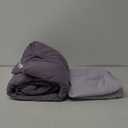 Bedsure Full Size Comforter Set - 7 Pieces Grayish Purple Full Bedding Set for All Seasons, Boho Contrasting Design Bed in a Bag with Comforter, Sheets, Pillowcases & Shams