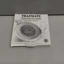 TRAPMATE Shower Drain Hair Catcher, 4.4" Easy Clean Bathtub Drain Hair Catcher, Anti-Slip Bath Tub Drain Protector, Upgraded 304 Stainless Steel Shower Sink Drain Cover for Bathroom (Patented Product) (Silver)