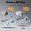 Transparent Sky Blue 1.75mm PLA Filament High Speed Clear Basic PLA Filament with Glitter 1kg (2.2lbs) Plastic Spool Fit Most FDM Printer AMS