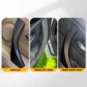 Black Car Door Handle Compatible with 3 Series E90 E91 323i 325i 328i 330i 335i 2006-2012 Interior Pull Door Handle Set Replace Car Door Handle Assembly