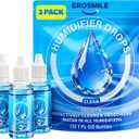 Humidifier Cleaner Drops [3 Pack] Humidifier Water Treatment Cleaning Drops for All Makes & Models - Slows Buildup & Scaling - Cleans & Deodorizes Water, 300+ Day Supply