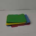 50 Assorted Color Fastener File Folders - 1/3 Cut Reinforced Tab - Durable 2 Prongs Bonded Fastener Designed to Organize Standard Medical Files, Law Client Files, Office Reports - Letter Size